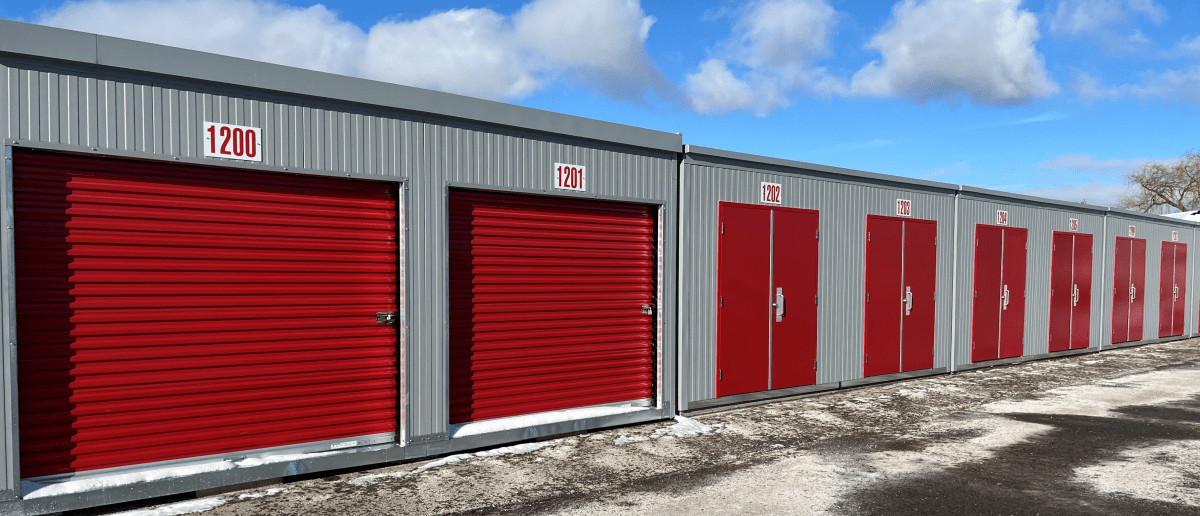 drive-up self-storage units